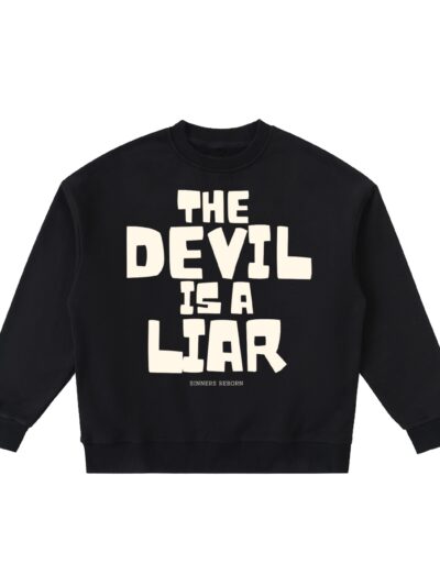 The Devil Is A Liar - Essential Fleece Kids' Crewneck Sweatshirt