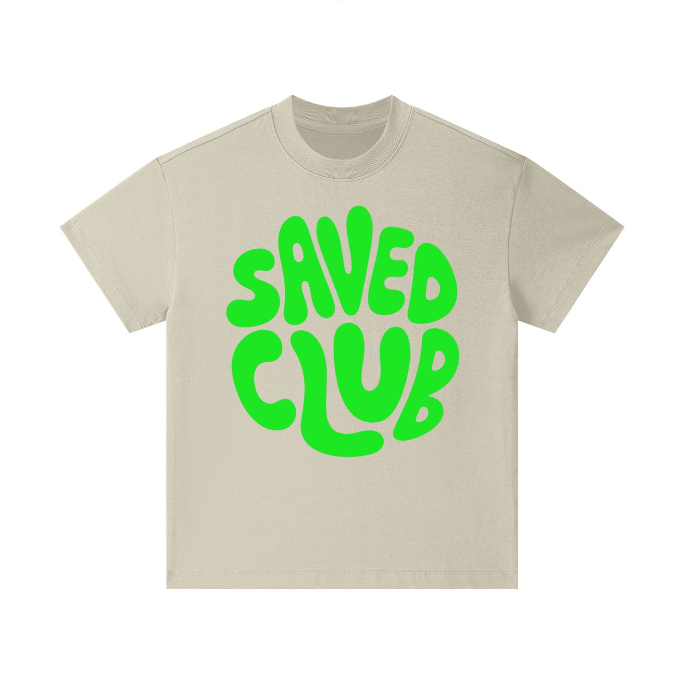 Saved Club (Green) Pure Cotton Kids T-Shirt - Image 5