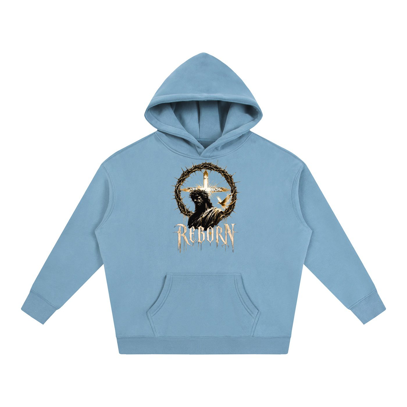 Classic Reborn Oversize Fleeced Hoodie - Image 5