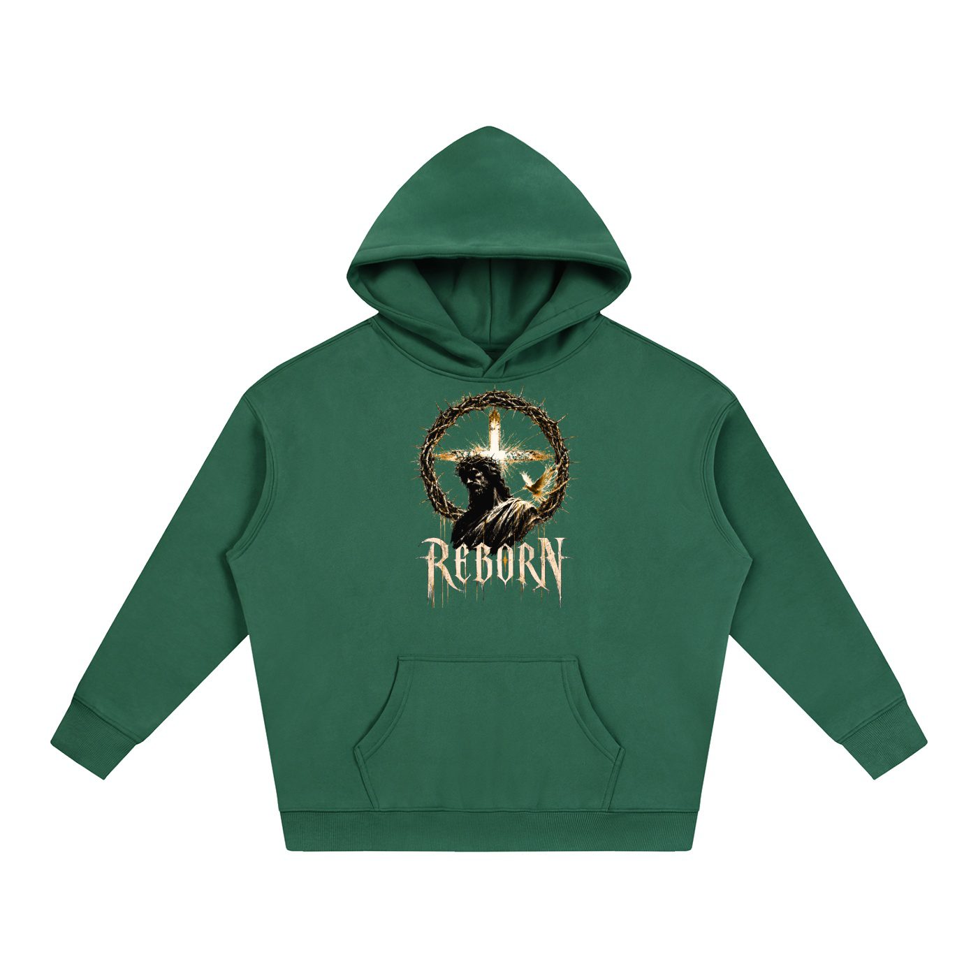Classic Reborn Oversize Fleeced Hoodie - Image 17