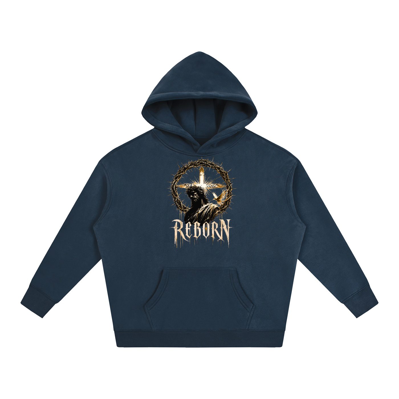 Classic Reborn Oversize Fleeced Hoodie - Image 19