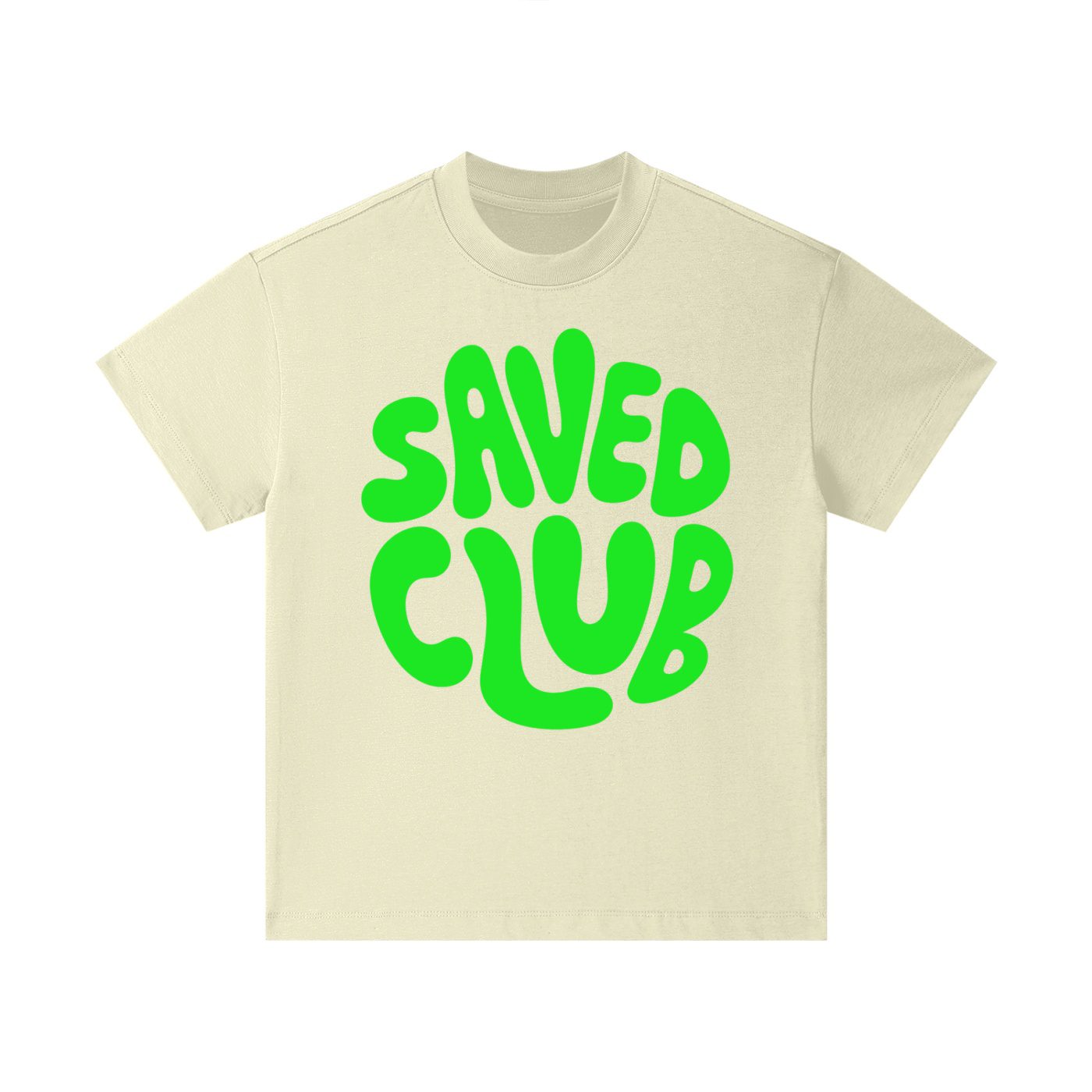 Saved Club (Green) Pure Cotton Kids T-Shirt - Image 3