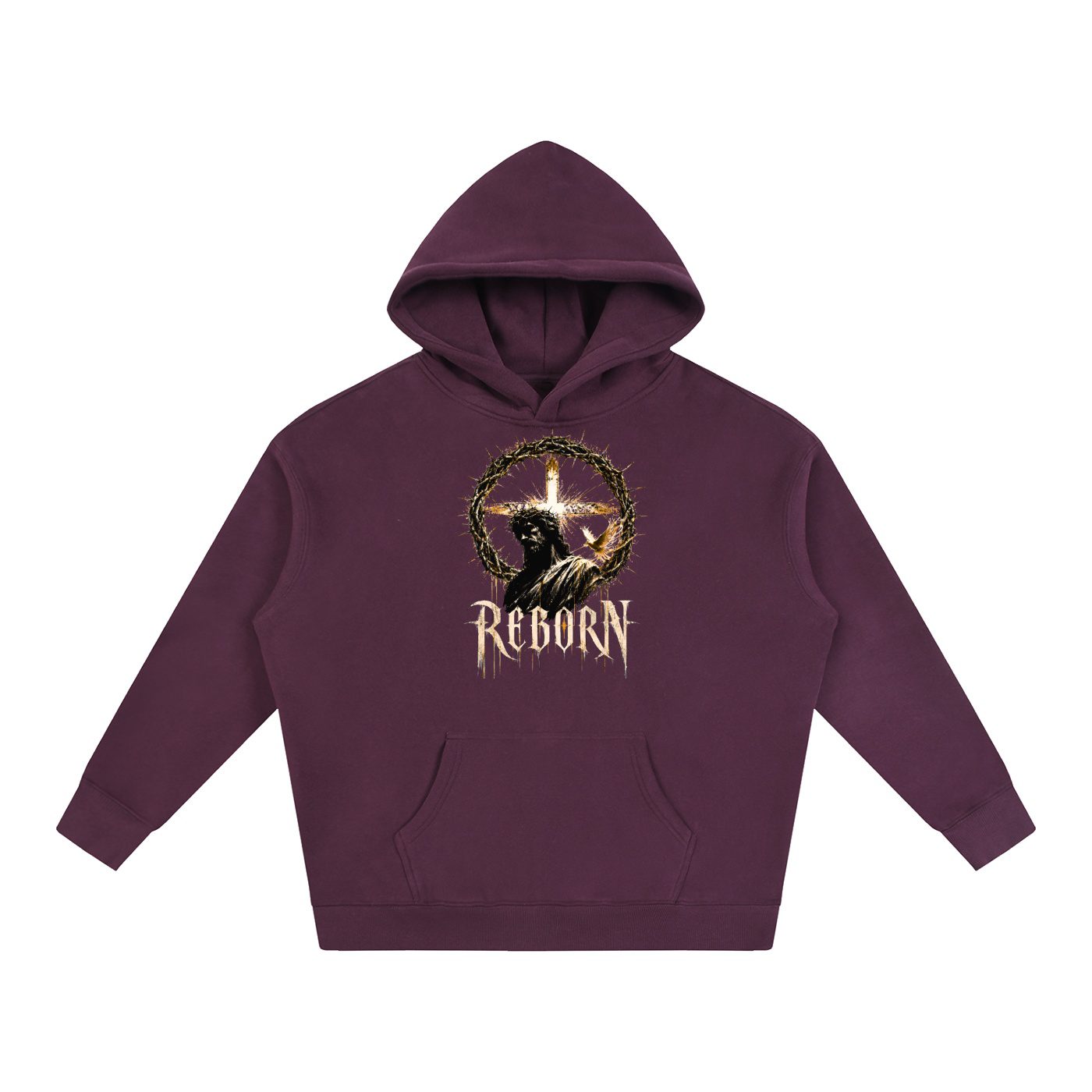 Classic Reborn Oversize Fleeced Hoodie - Image 11