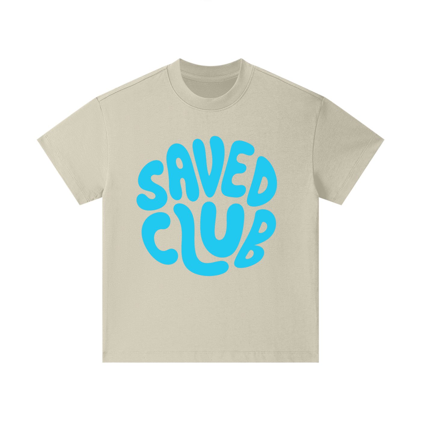 Saved Club (Blue) Pure Cotton Kids T-Shirt - Image 7