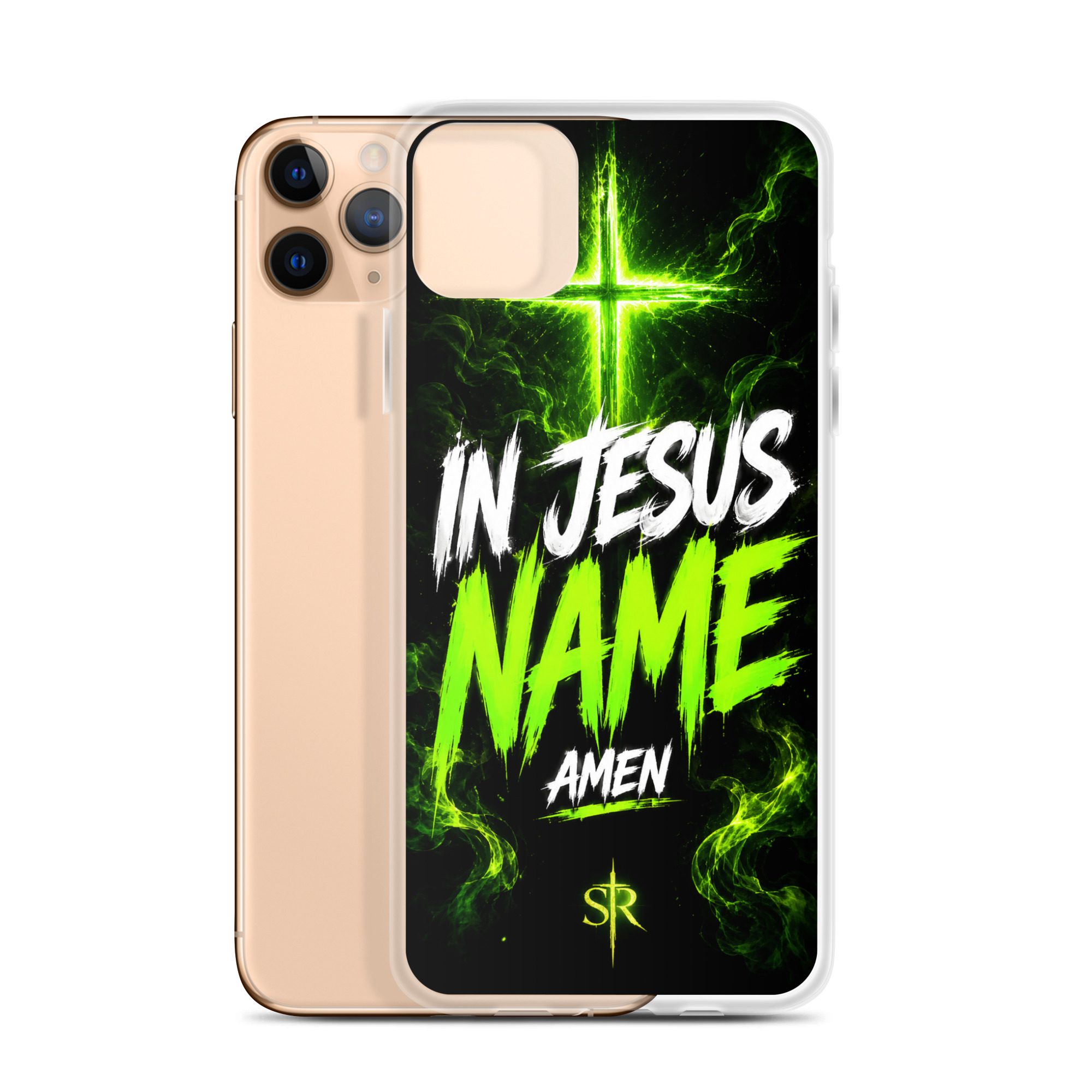 In Jesus Name Clear Case for iPhone® - Image 2