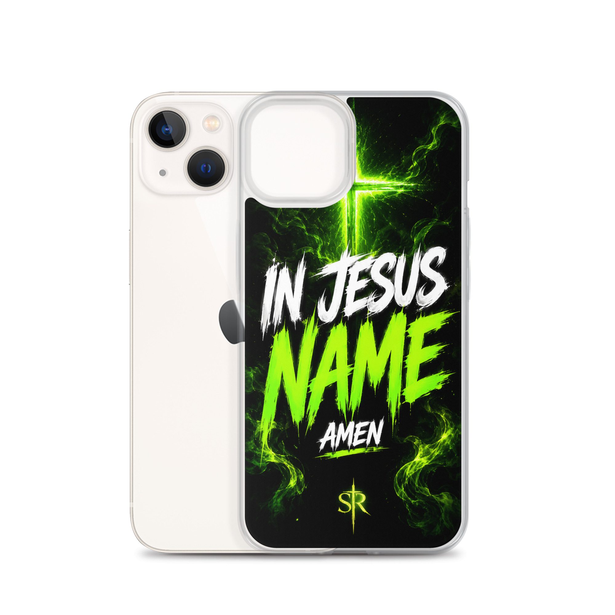 In Jesus Name Clear Case for iPhone® - Image 23