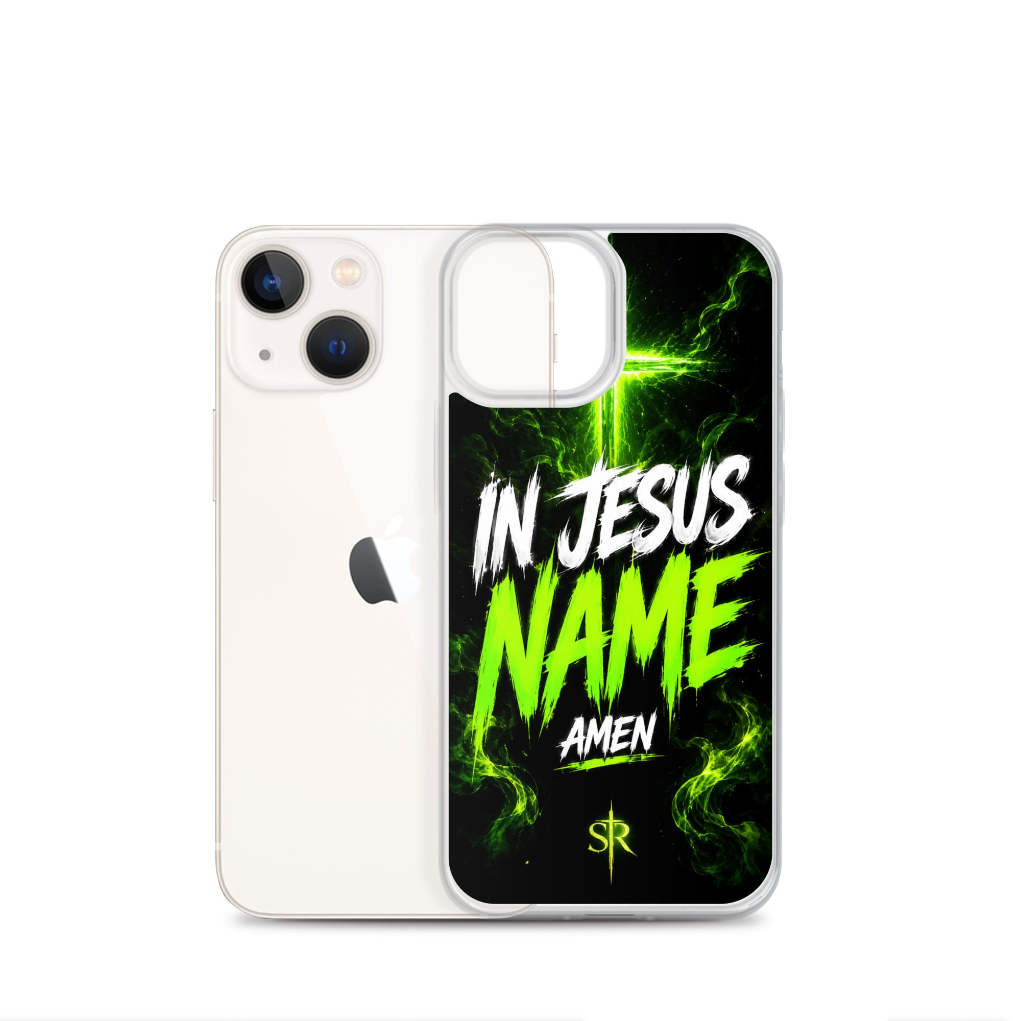 In Jesus Name Clear Case for iPhone® - Image 17
