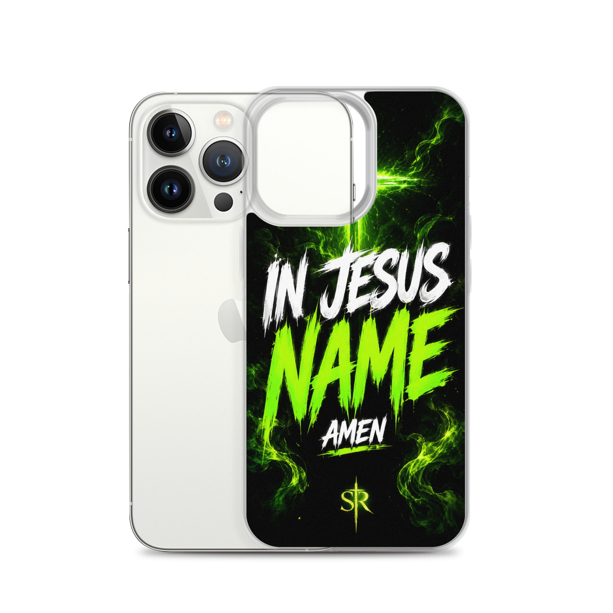 In Jesus Name Clear Case for iPhone® - Image 21