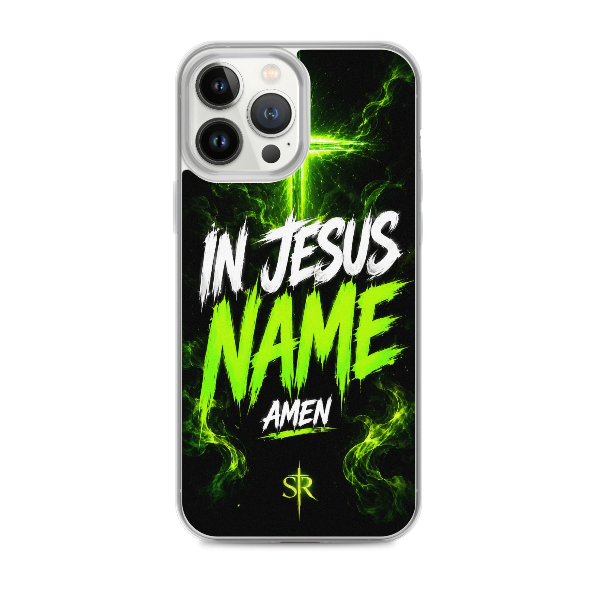 In Jesus Name Clear Case for iPhone® - Image 18