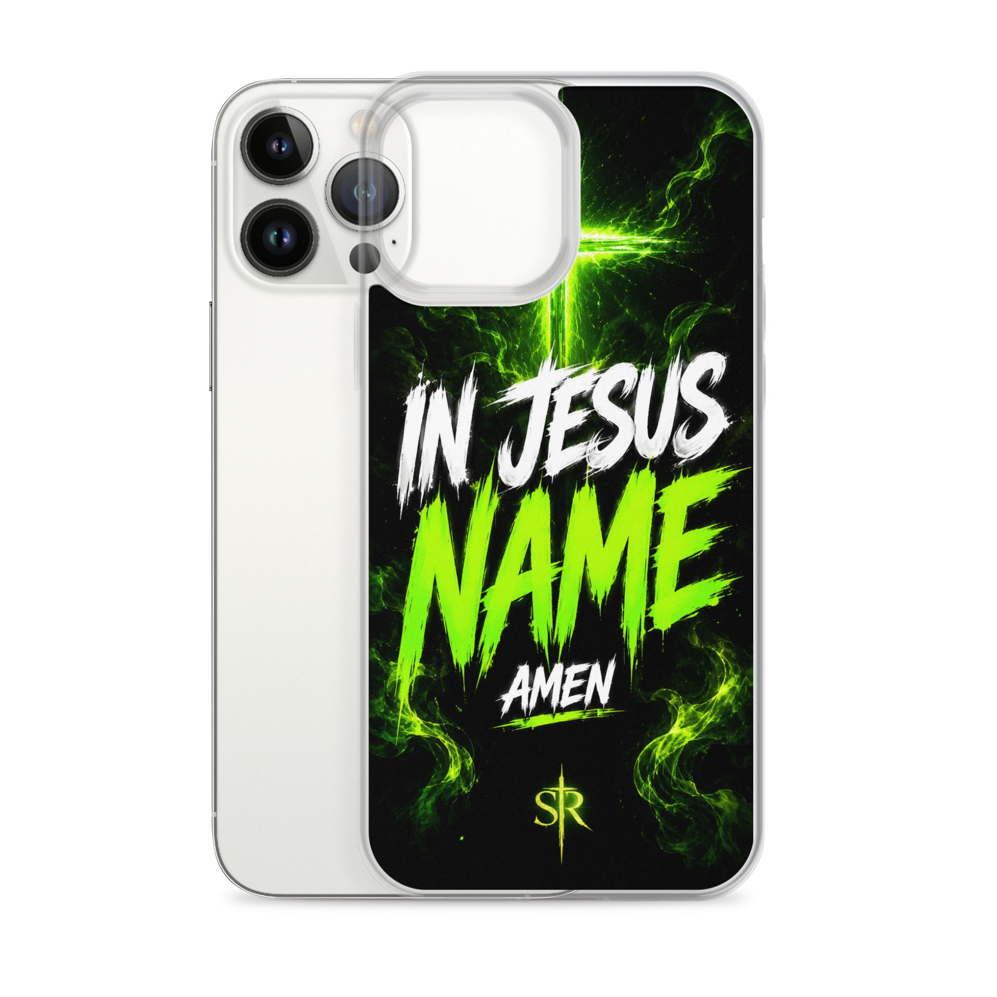 In Jesus Name Clear Case for iPhone® - Image 19