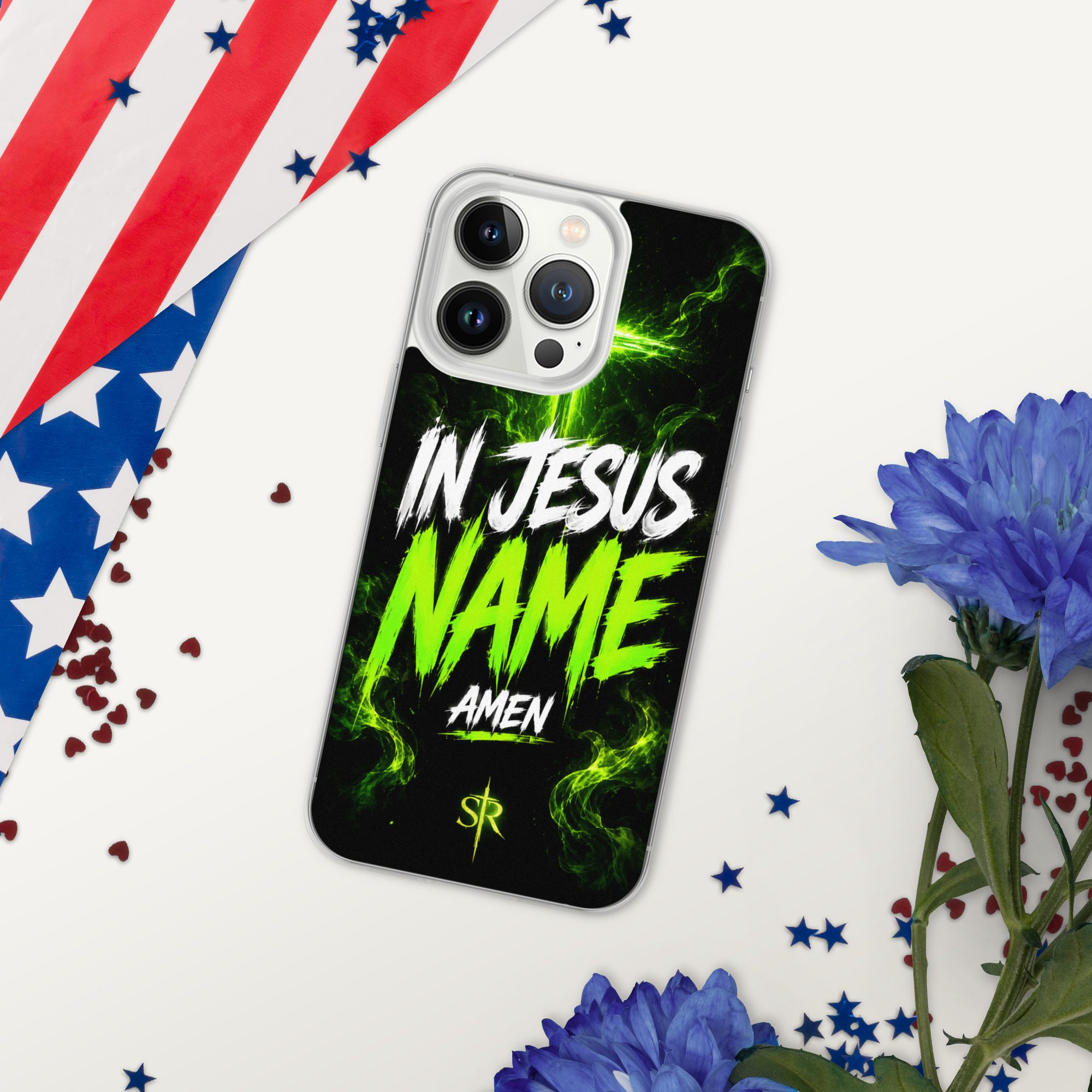 In Jesus Name Clear Case for iPhone®