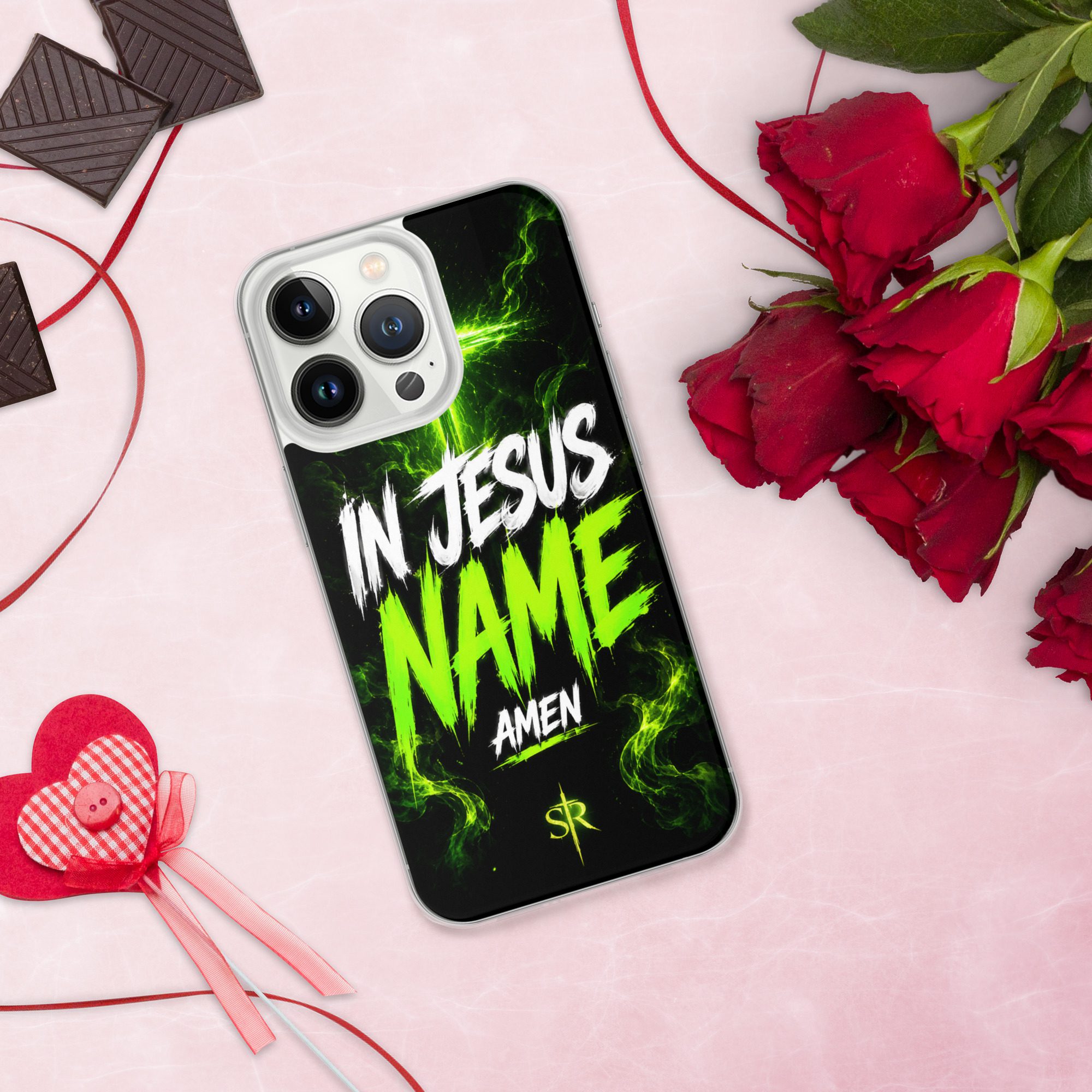 In Jesus Name Clear Case for iPhone® - Image 64