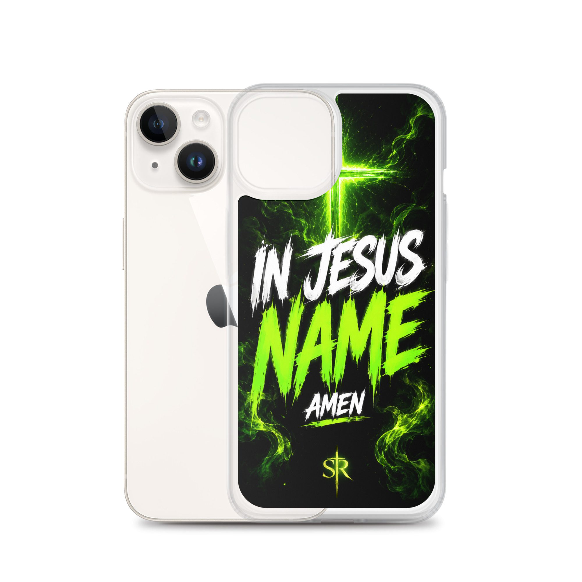 In Jesus Name Clear Case for iPhone® - Image 31