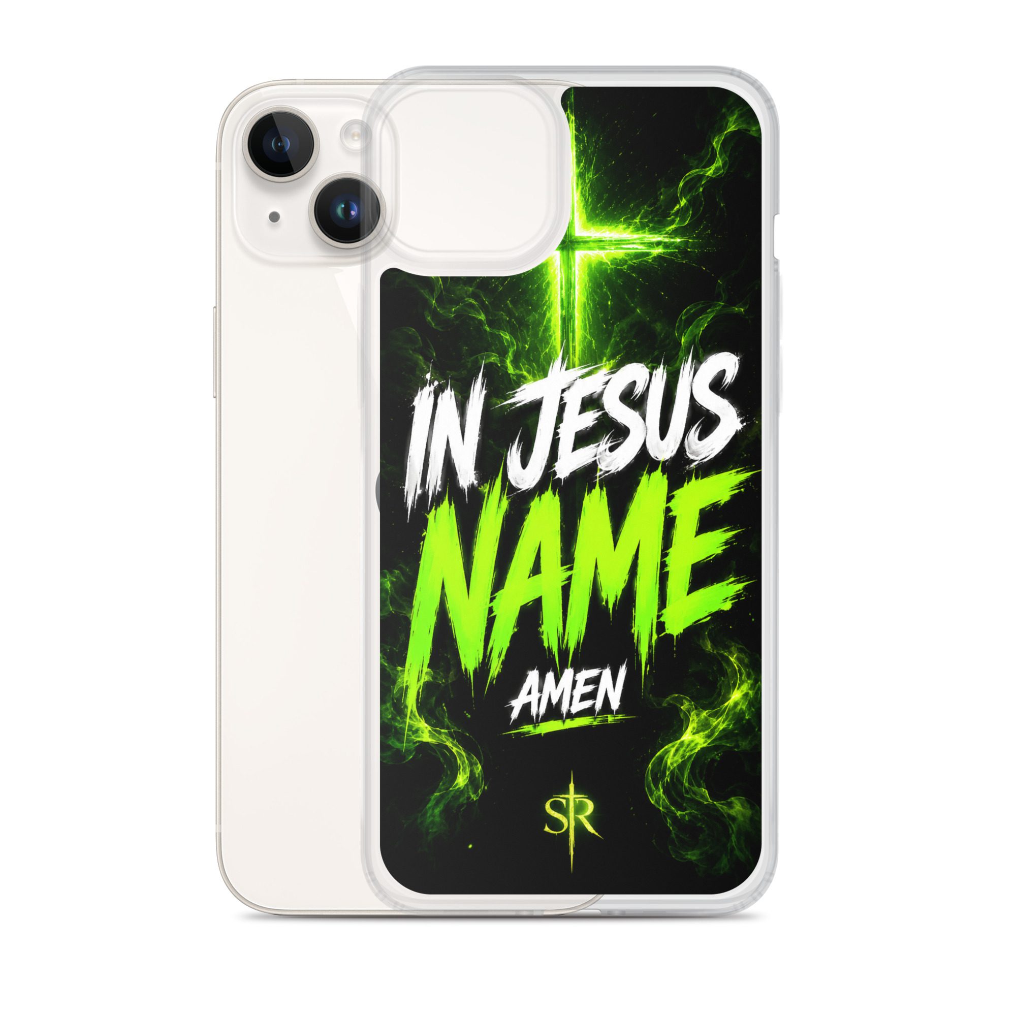 In Jesus Name Clear Case for iPhone® - Image 25