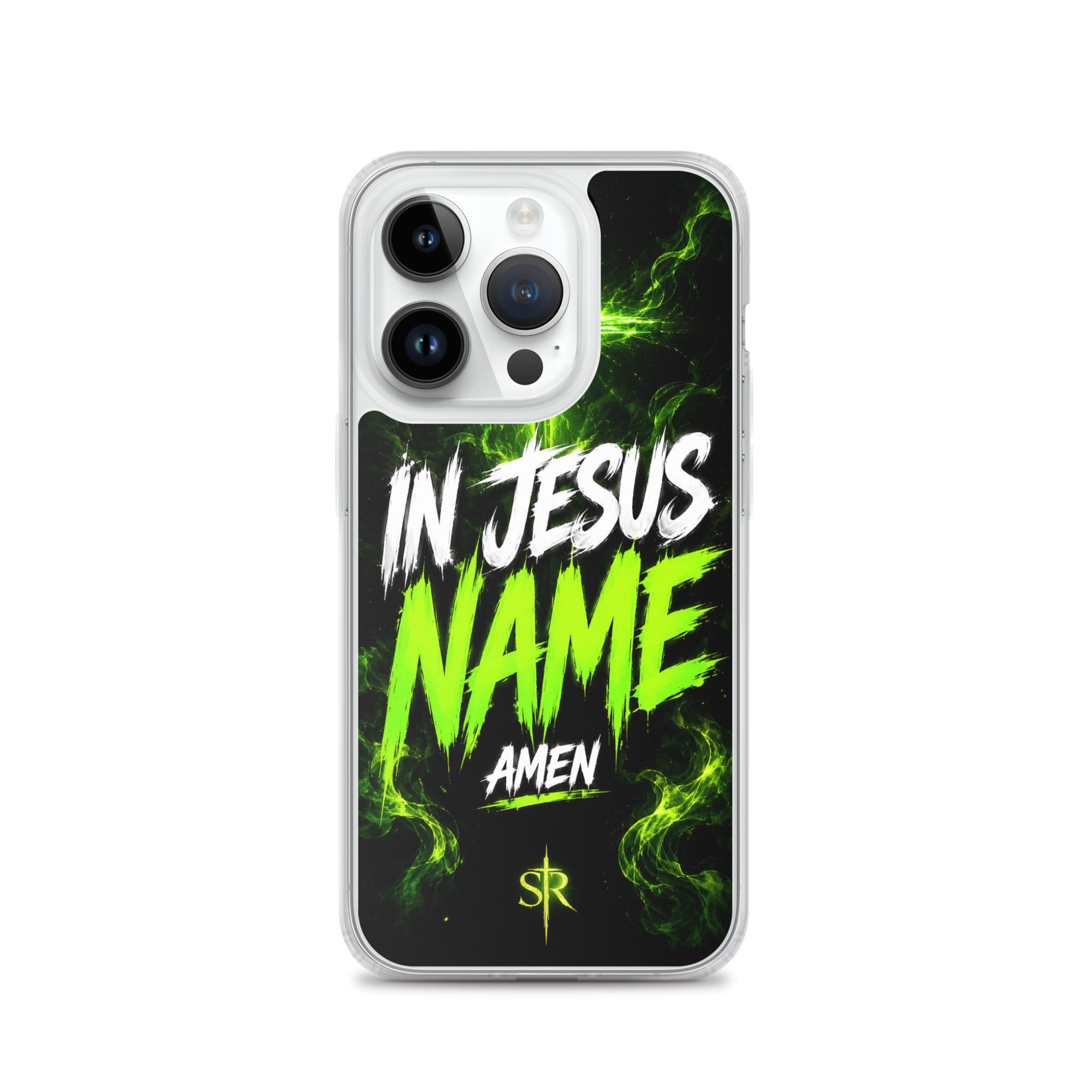 In Jesus Name Clear Case for iPhone® - Image 28