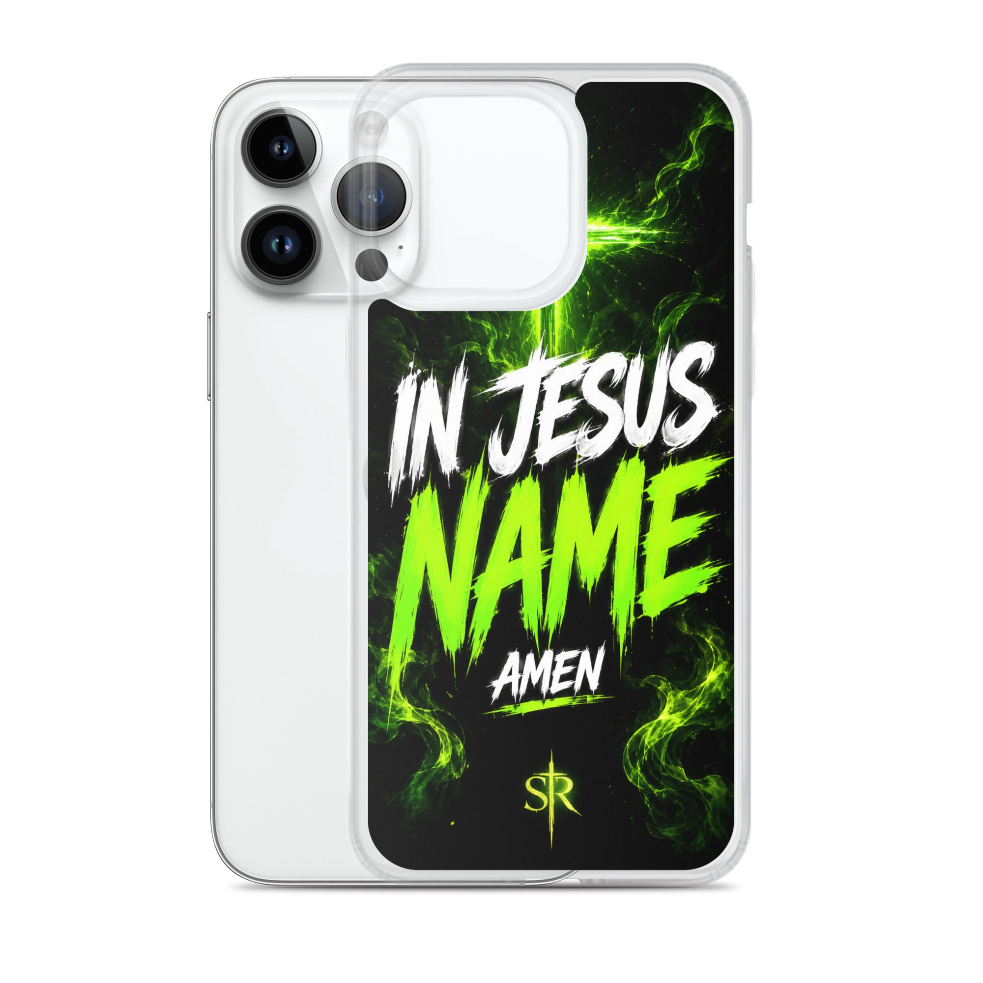 In Jesus Name Clear Case for iPhone® - Image 27