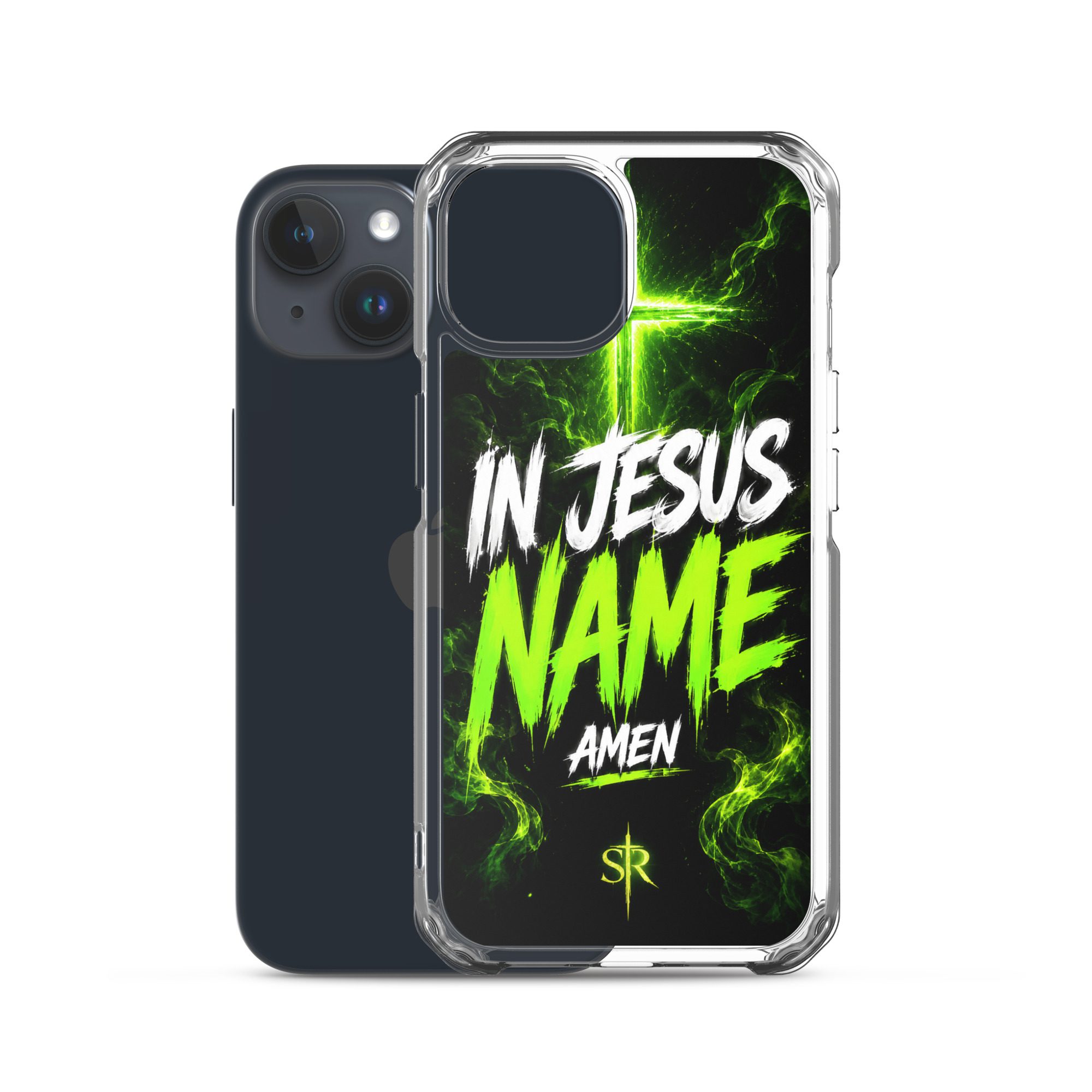 In Jesus Name Clear Case for iPhone® - Image 39