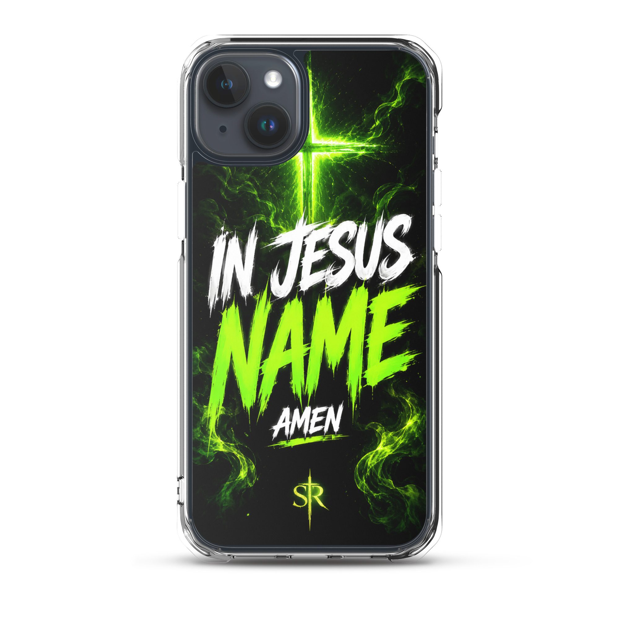 In Jesus Name Clear Case for iPhone® - Image 32