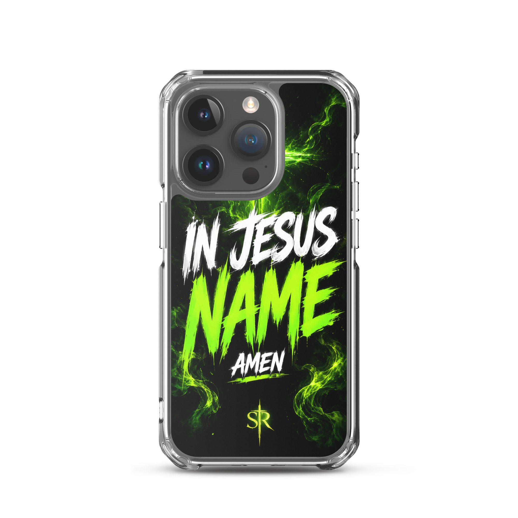In Jesus Name Clear Case for iPhone® - Image 36
