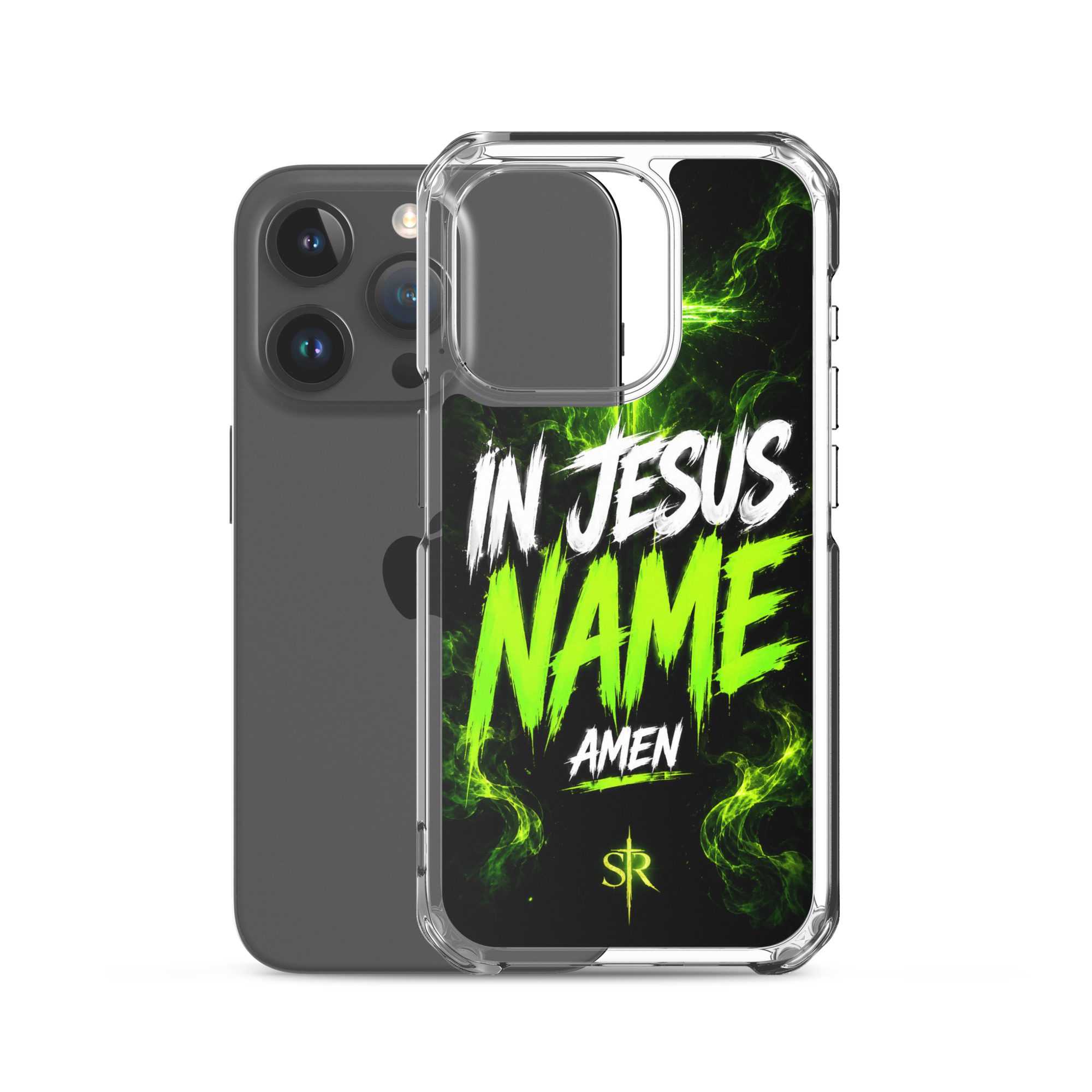 In Jesus Name Clear Case for iPhone® - Image 37