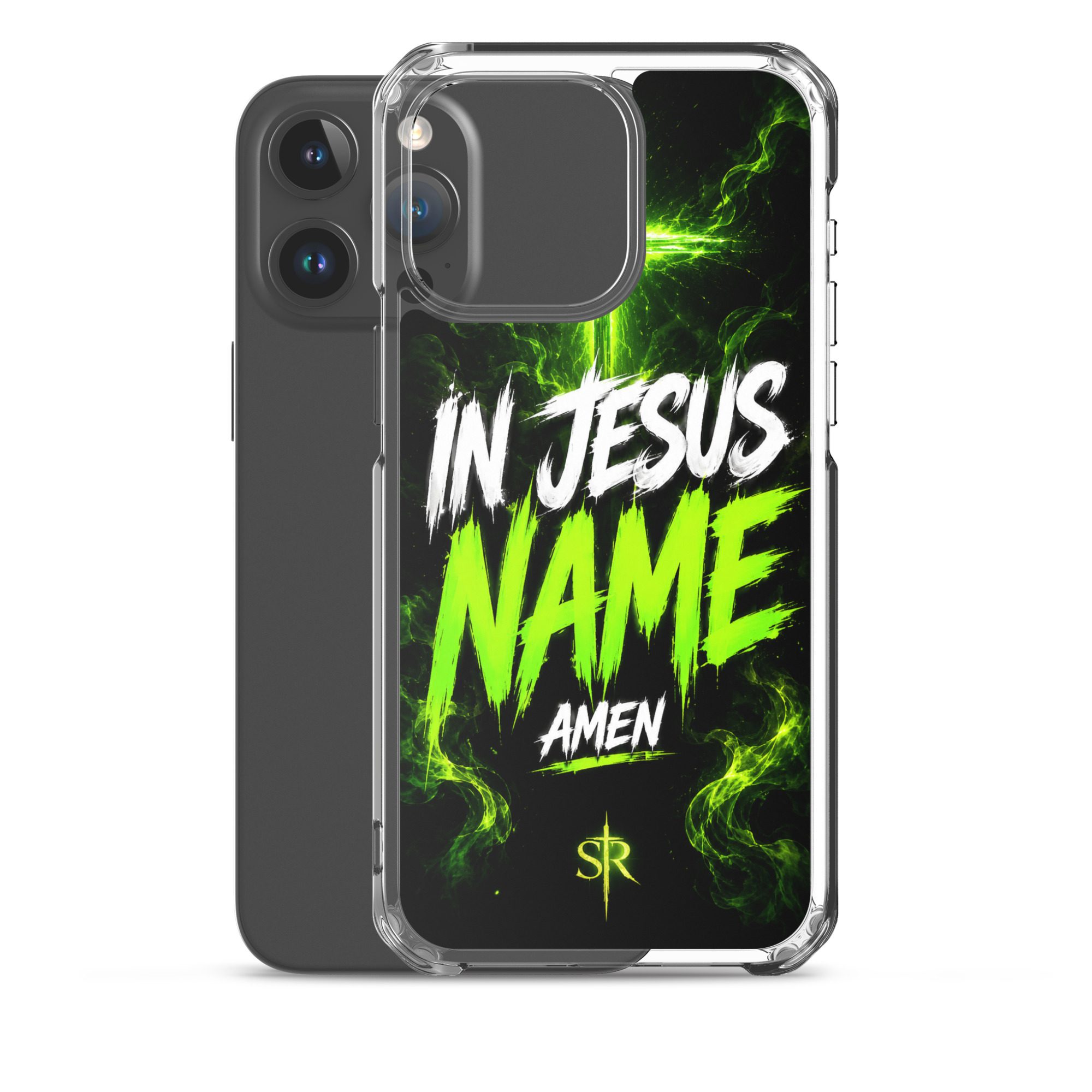 In Jesus Name Clear Case for iPhone® - Image 35