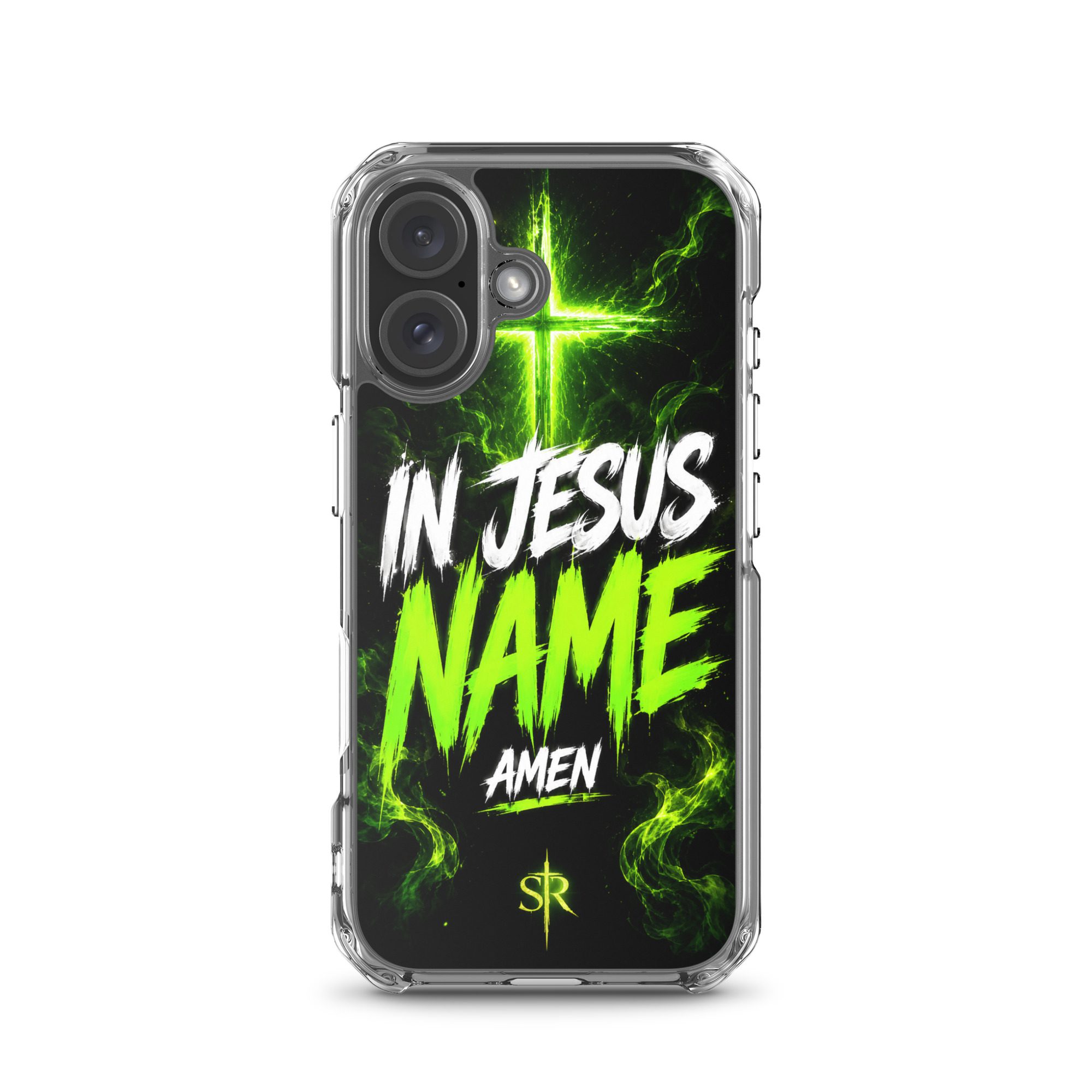 In Jesus Name Clear Case for iPhone® - Image 46