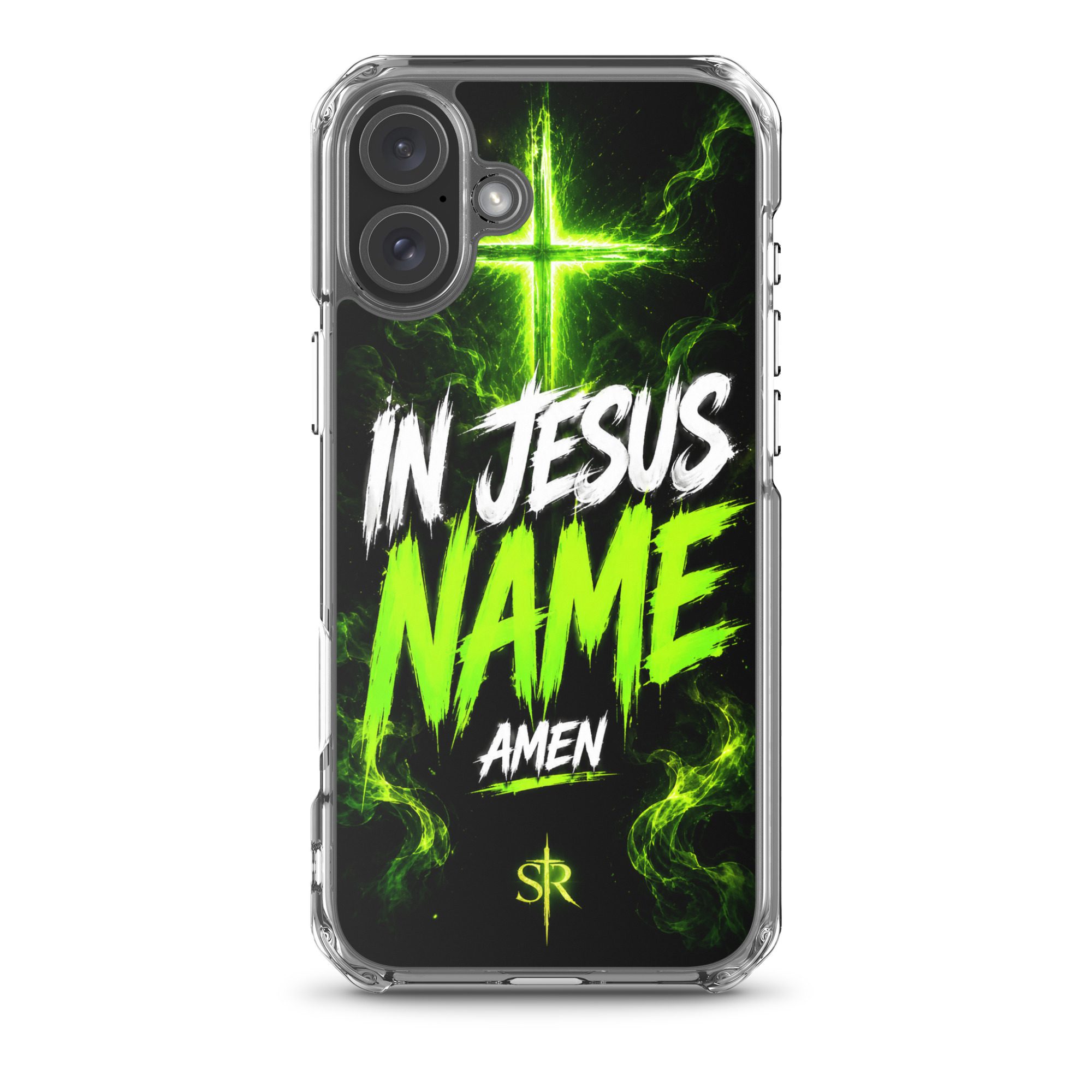 In Jesus Name Clear Case for iPhone® - Image 40