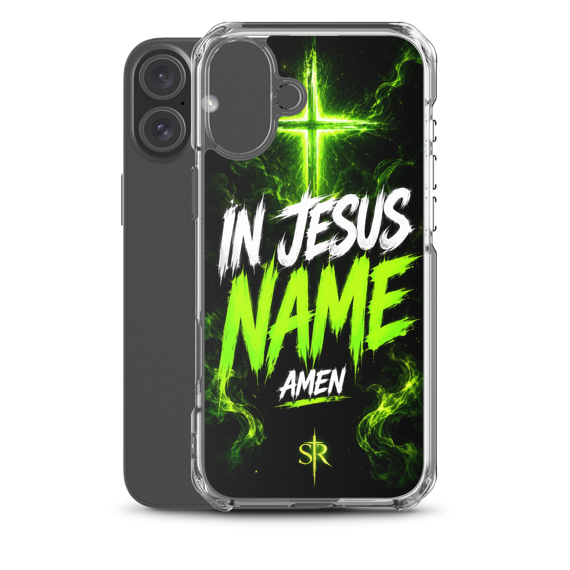 In Jesus Name Clear Case for iPhone® - Image 41