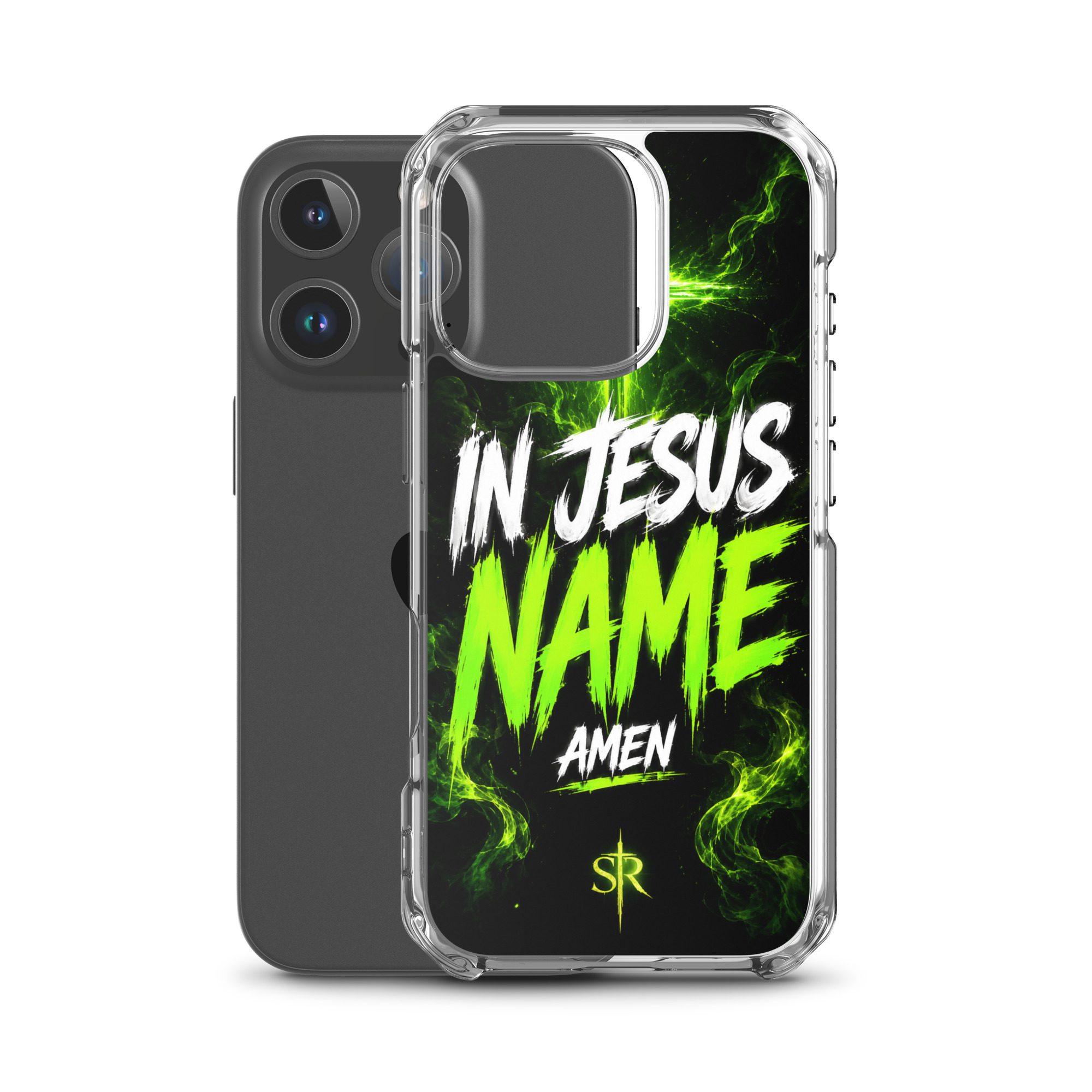 In Jesus Name Clear Case for iPhone® - Image 45