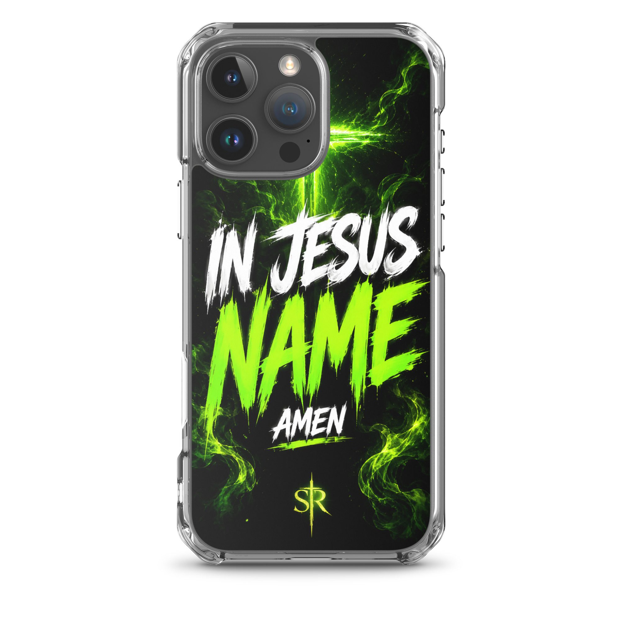 In Jesus Name Clear Case for iPhone® - Image 42