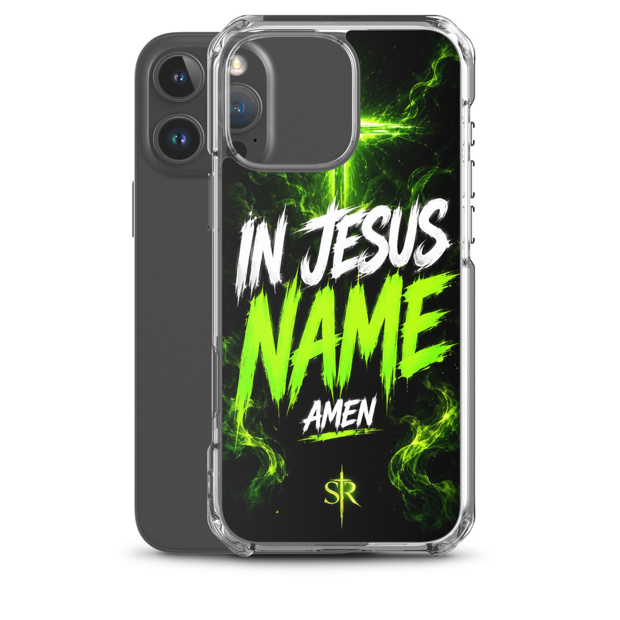 In Jesus Name Clear Case for iPhone® - Image 43