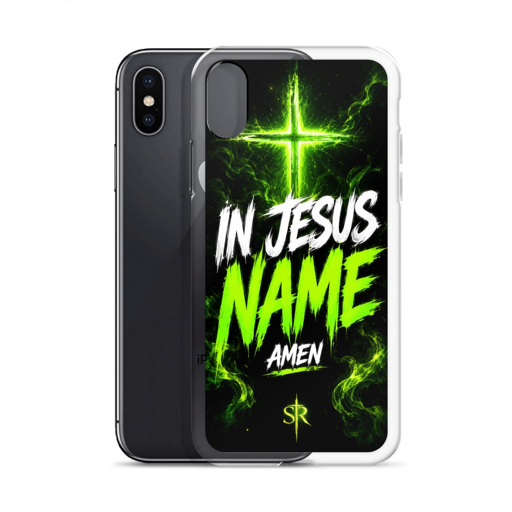 In Jesus Name Clear Case for iPhone® - Image 57