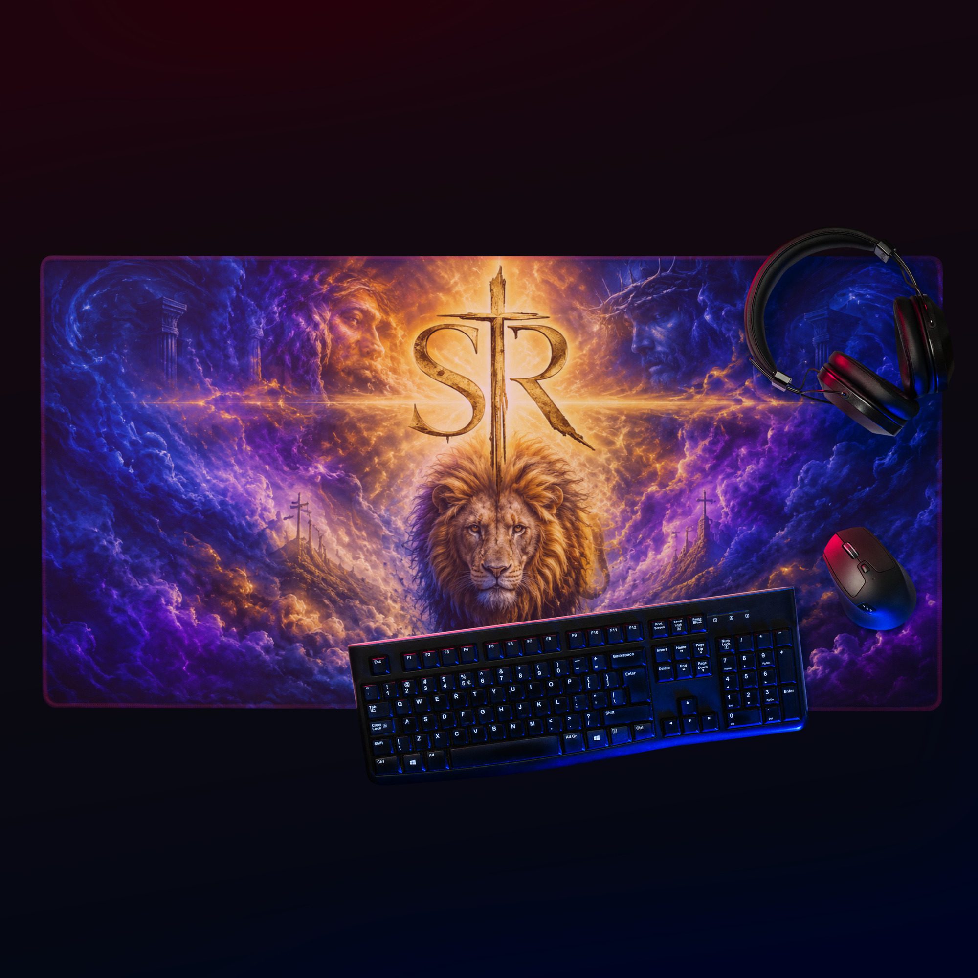 Sr Lion Gaming mouse pad