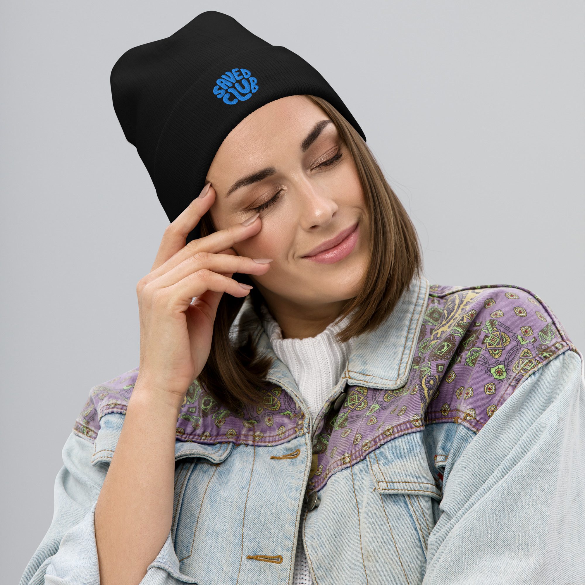 Saved Club (Blue) Beanie - Image 13