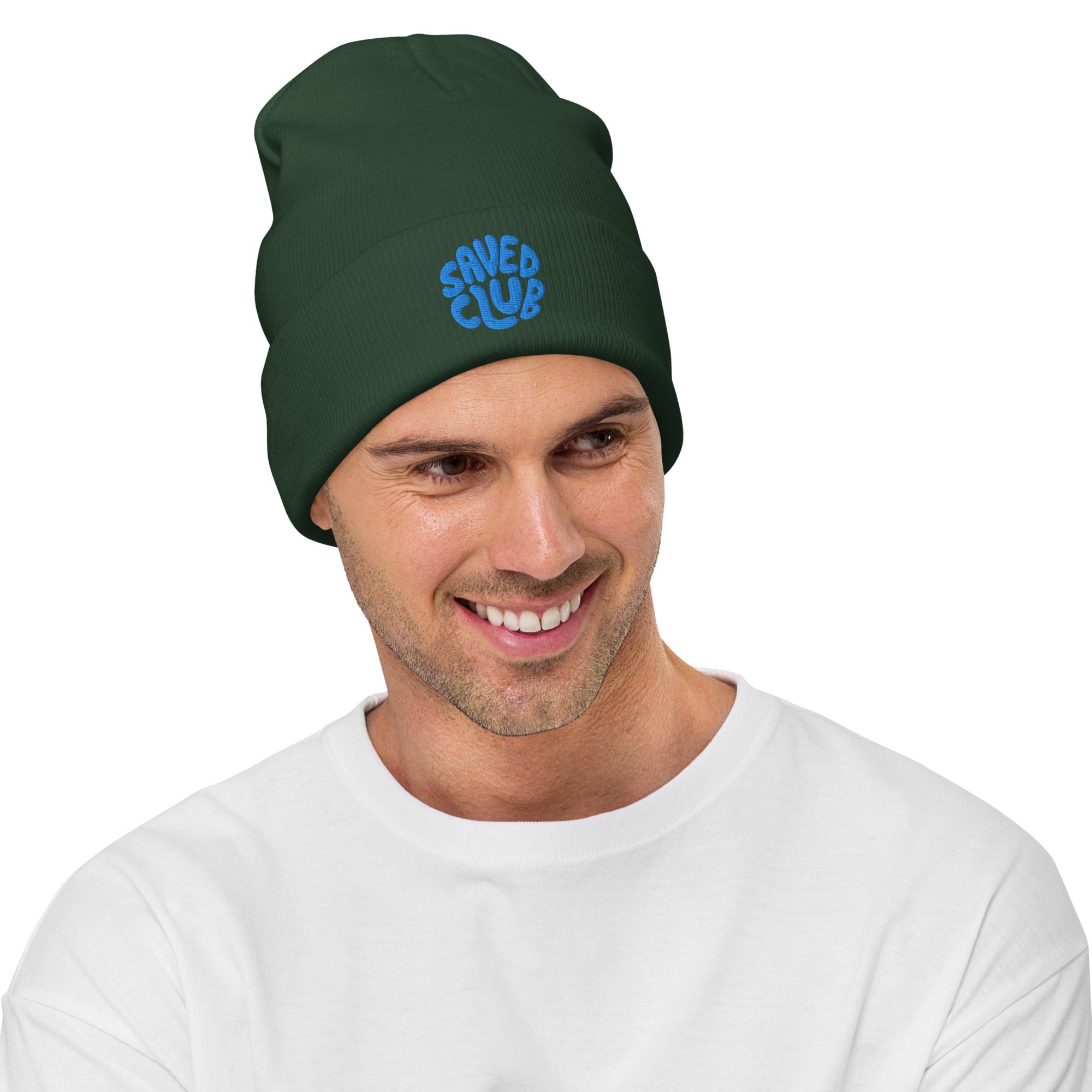 Saved Club (Blue) Beanie - Image 10