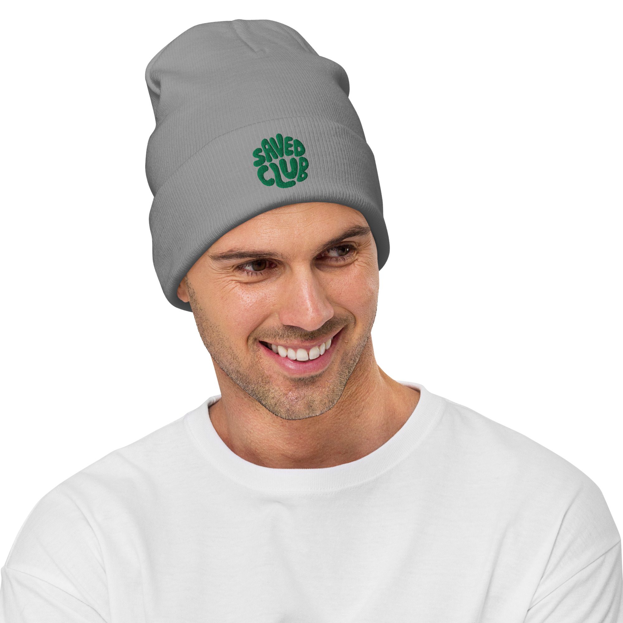 Saved Club (Green) Beanie - Image 7