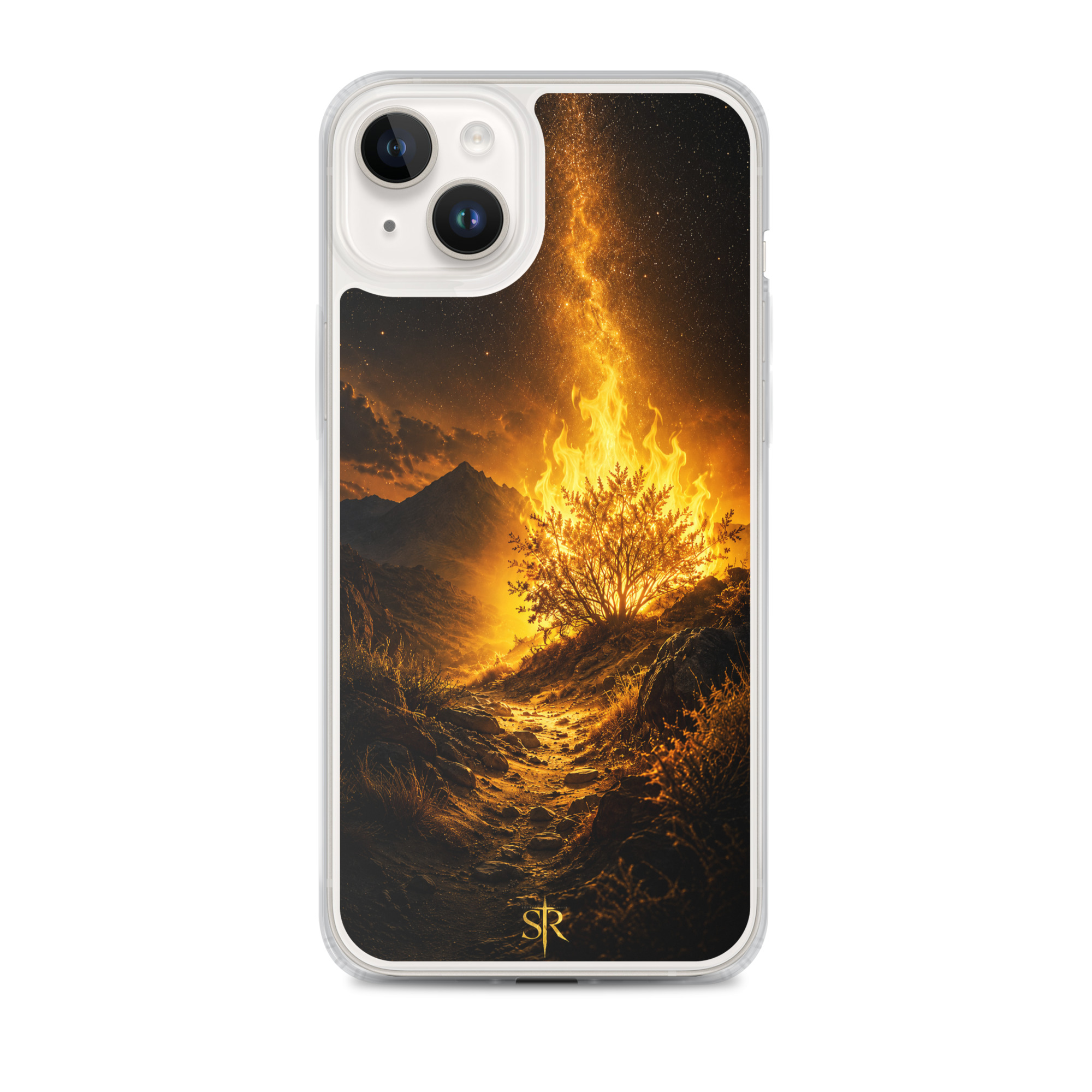 Burning Bush MagSafe® clear case for iPhone®